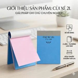 10/30/50 CUỐN CÙI XÉ 2 LIÊN NY (7 x 10 CM) Sổ Ghi Chú, Hóa Đơn Bán Lẻ Tiện Lợi