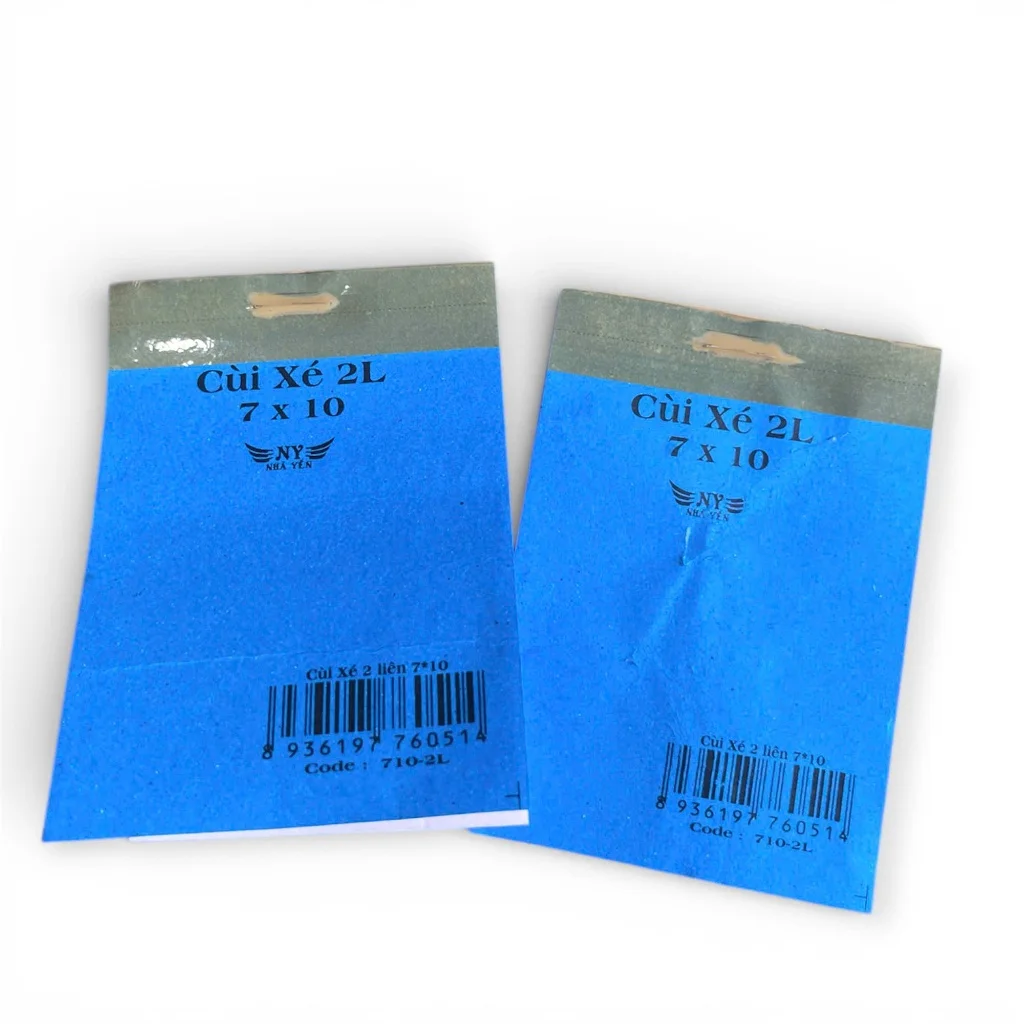 10/30/50 CUỐN CÙI XÉ 2 LIÊN NY (7 x 10 CM) Sổ Ghi Chú, Hóa Đơn Bán Lẻ Tiện Lợi