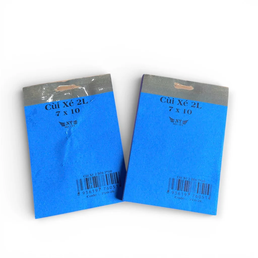 10/30/50 CUỐN CÙI XÉ 2 LIÊN NY (7 x 10 CM) Sổ Ghi Chú, Hóa Đơn Bán Lẻ Tiện Lợi
