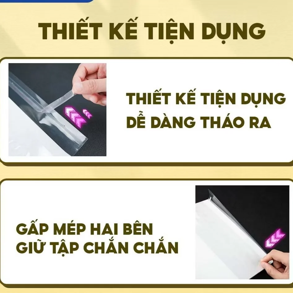 50/100 Cái Bìa Bao Tập Vở, Sách Giáo Khoa,Vở Bài Tập, Tiếng Anh Đủ Kích Thước