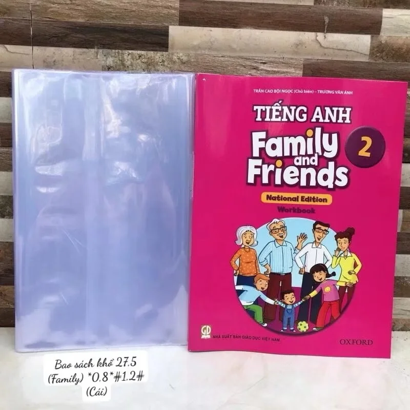 50/100 Cái Bìa Bao Tập Vở, Sách Giáo Khoa,Vở Bài Tập, Tiếng Anh Đủ Kích Thước