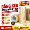 Băng keo trong, đục 120 yard 1kg2(1 CÂY 6 CUỘN) LÕI MỎNG 5mm