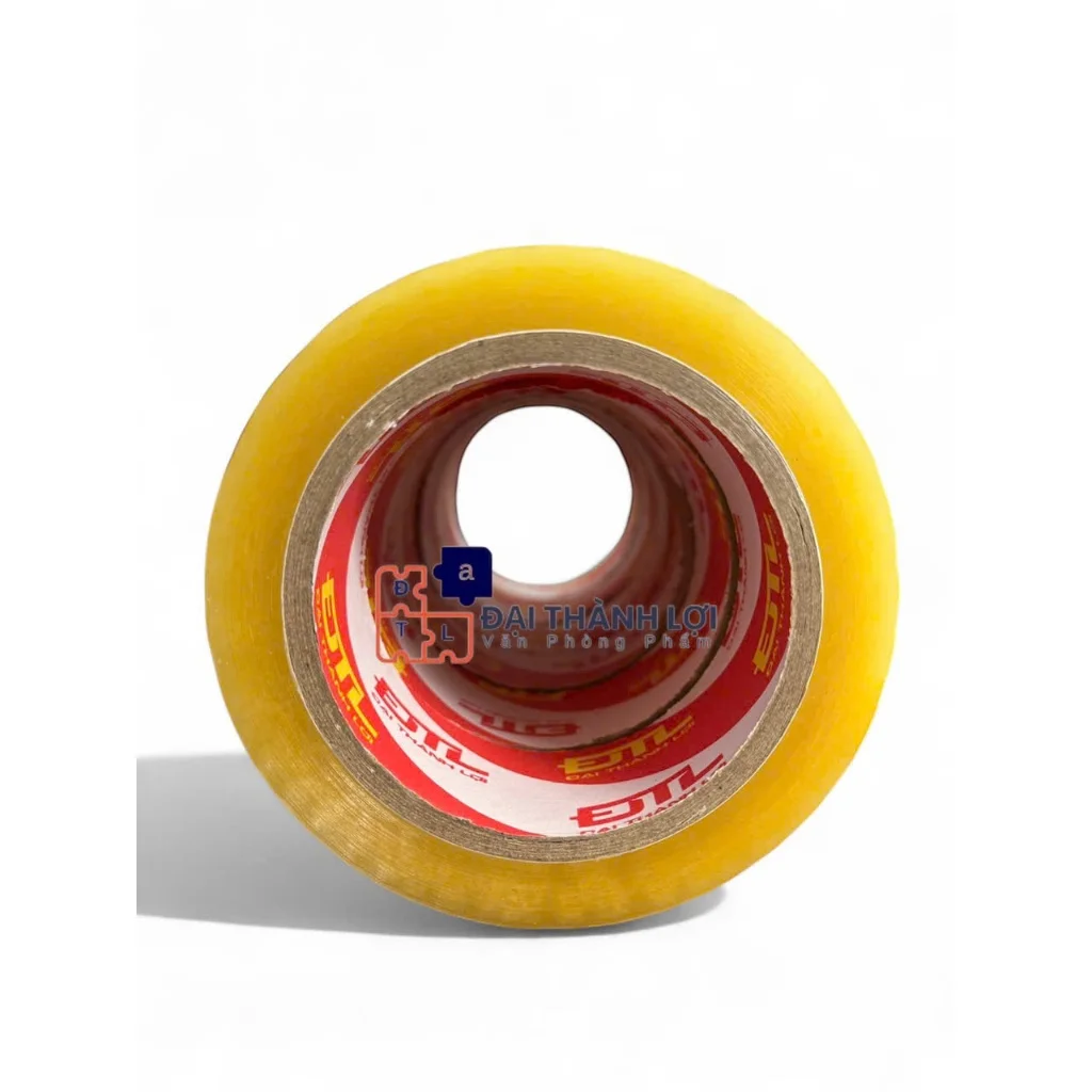Băng keo trong, đục 120 yard 1kg2(1 CÂY 6 CUỘN) LÕI MỎNG 5mm