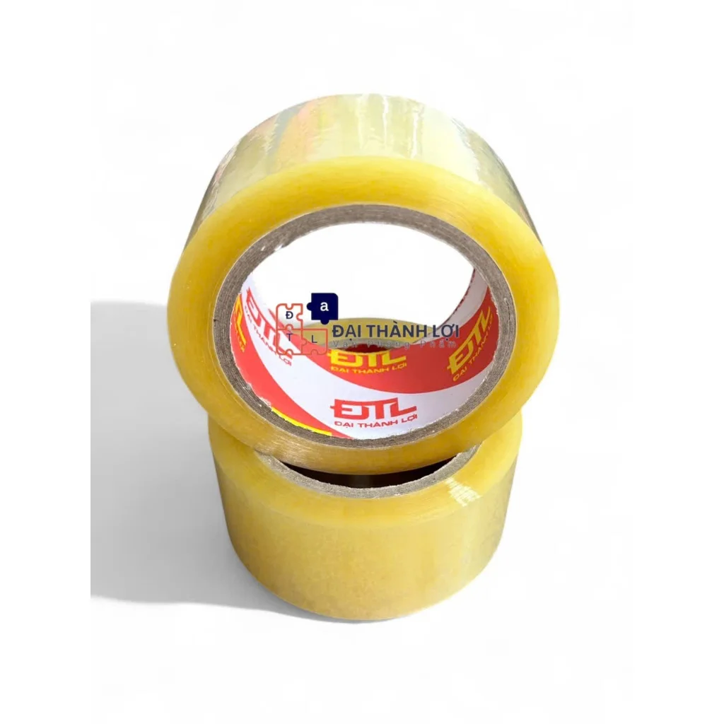 Băng keo trong, đục 120 yard 1kg2(1 CÂY 6 CUỘN) LÕI MỎNG 5mm
