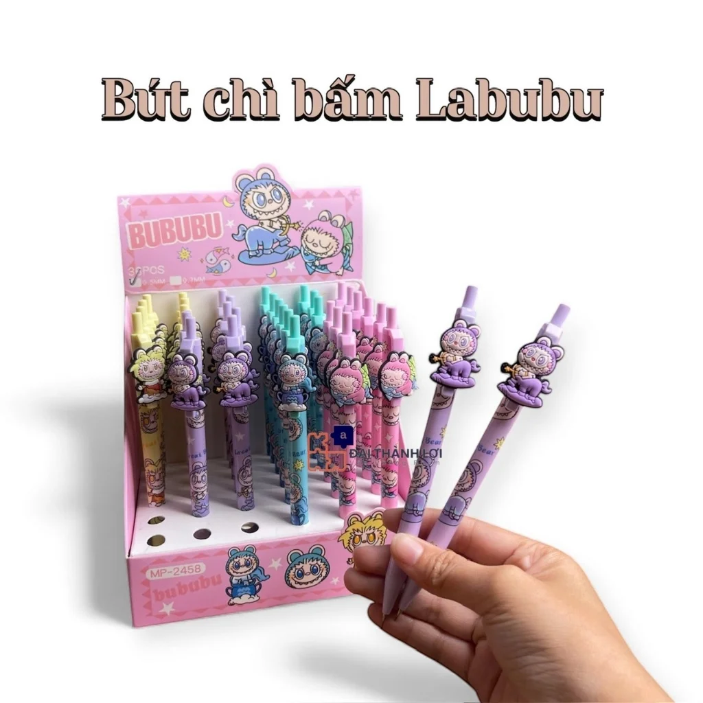 Bút Chì Bấm Ngòi 0.5mm Nhiều Hình Dễ Thương Charm Cute HotTrend - Mẫu Ngẫu Nhiên