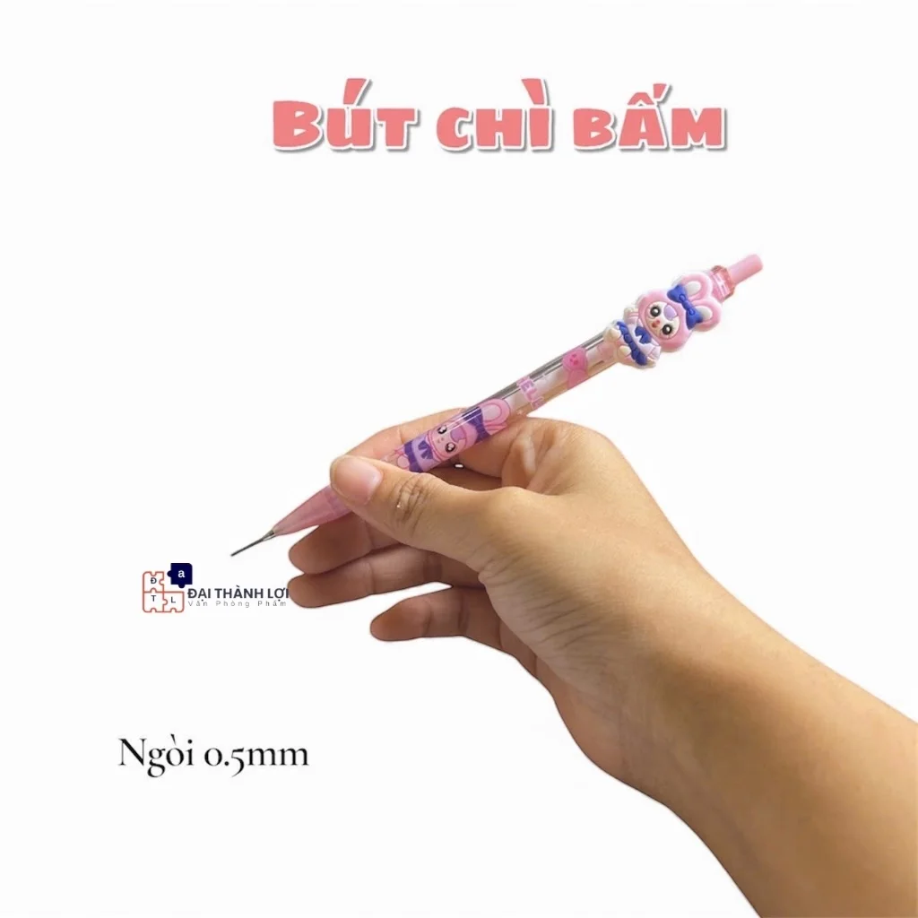 Bút Chì Bấm Ngòi 0.5mm Nhiều Hình Dễ Thương Charm Cute HotTrend - Mẫu Ngẫu Nhiên