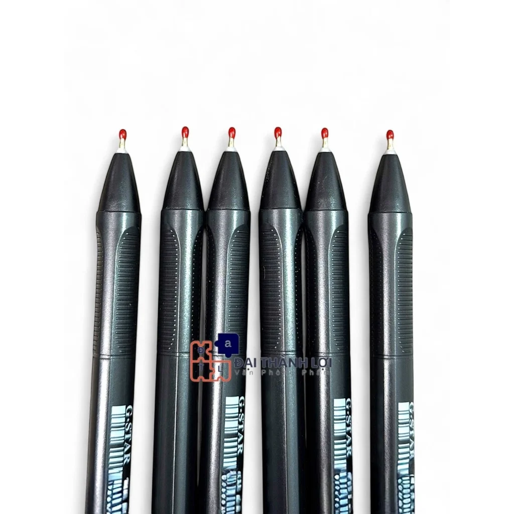 Bút bi bấm mực Đen SEMI-GEL SM-01 0,7mm mực dầu viết được trên mọi bề mặt