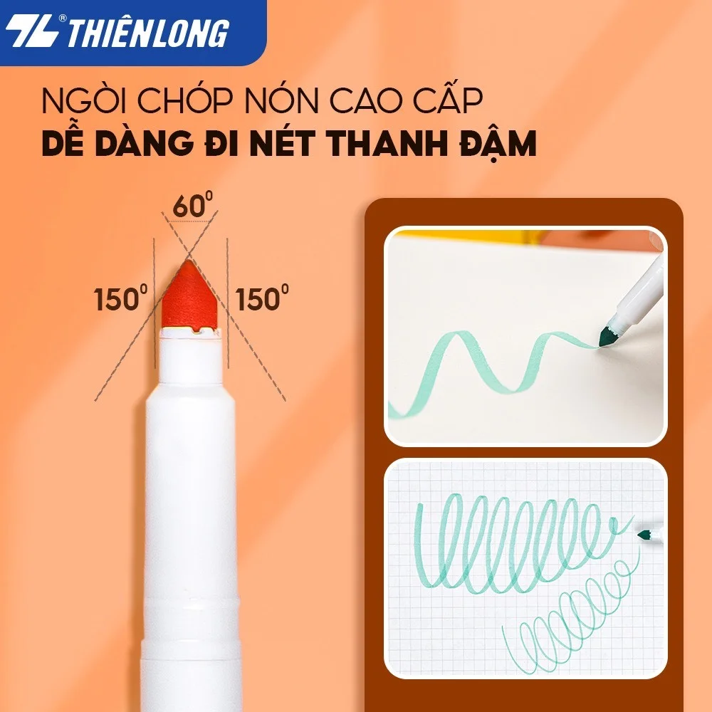 BÚT LÔNG MÀU COLOKIT RỬA ĐƯỢC 36 MÀU SWM-C006