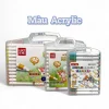 Hộp Bút 36/48 Màu Acrylic Marke Cao Cấp Chống Nước , Màu Sắc Tươi Sáng - Bút Lông Màu Vẽ Trên Mọi Chất Liệu