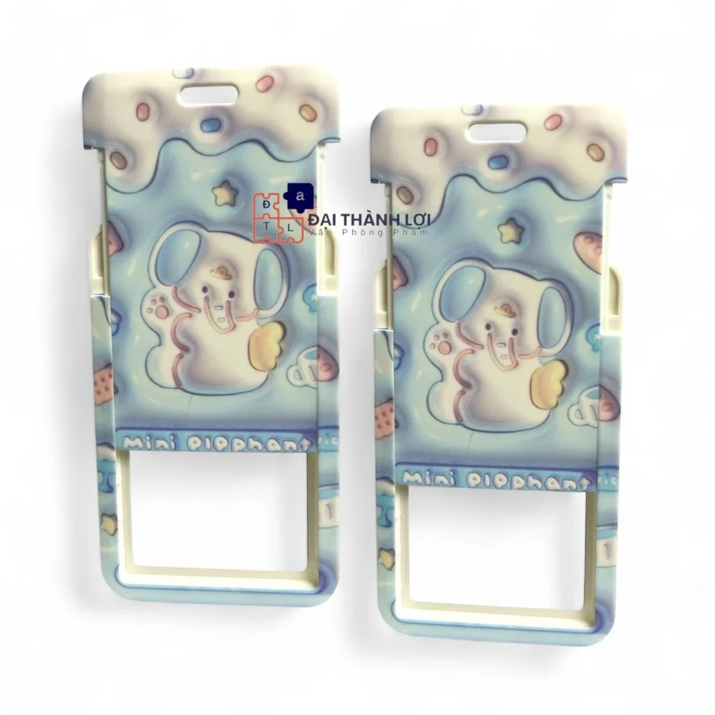 Thẻ đeo bảng tên học sinh in hình 3D siêu dễ thương kích thước 2 x 33 cm