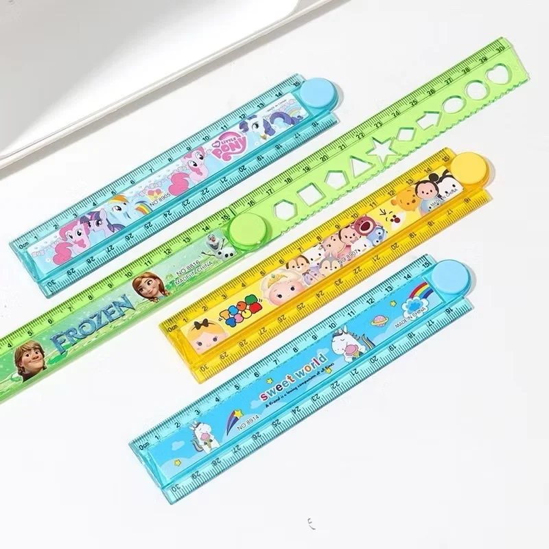 Thước Kẻ Gấp Nhựa/ Thước Gấp Aihao Dài 30CM Nhiều Hình Dễ Thương