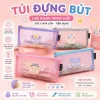 Túi Đựng Bút / Đựng Đồ Trang Điểm Bằng Lưới Nylon Trong Suốt Sức Chứa Lớn Tiện Dụng Cho Học Sinh Sinh Viên Nhiều Mẫu