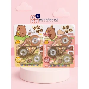 Bút Xoá Kéo Capybara , Bút Xoá Nước, Băng Xoá Giấy Cho Học Sinh Sinh Viên Mẫu Dễ Thương