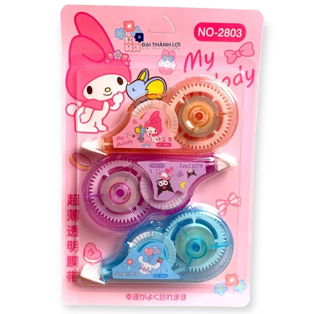 Bút Xoá Kéo Capybara , Bút Xoá Nước, Băng Xoá Giấy Cho Học Sinh Sinh Viên Mẫu Dễ Thương