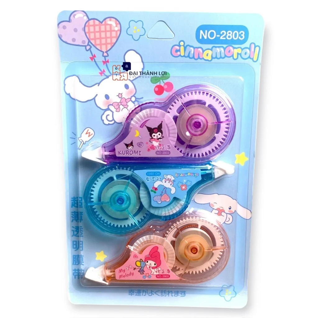 Bút Xoá Kéo Capybara , Bút Xoá Nước, Băng Xoá Giấy Cho Học Sinh Sinh Viên Mẫu Dễ Thương