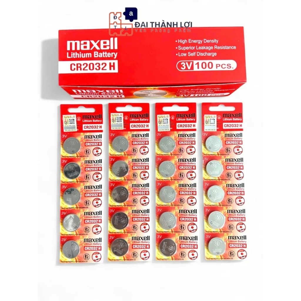 Pin MAXELL CR2032 / CR2025/ CR1620 3V Maxell Hàng Chính Hãng