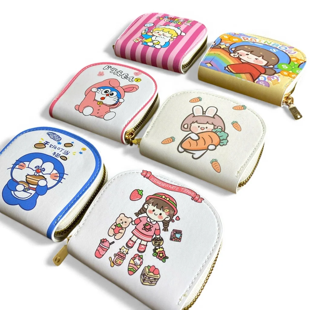Ví bóp bầu mini ngắn nhỏ gọn cầm tay bỏ túi thời trang dễ thương cute giá rẻ Cô