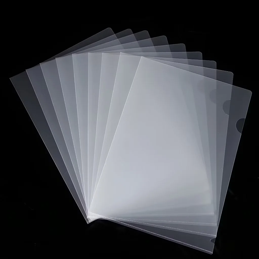 Bìa Lá A4/F4 Chính Hãng Plus, Bìa Nhựa Trong Suốt Độ Dày 0.15mm, Nhựa PP An Toàn