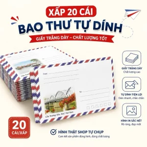 Bao thư bưu điện Minh Phúc (có keo) dán tự dính