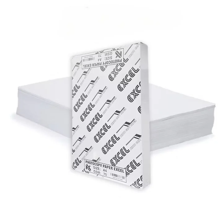 Giấy in, Giấy Photo văn phòng Giấy A4 Excel 70gsm/80gsm trắng (500 Tờ) Một Ream