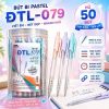 Hũ 50 Bút Bi ĐTL-079 Pastel – Ngòi 0.7mm – Mực Xanh/Đỏ/Đen Viết Êm ,Đều Mực